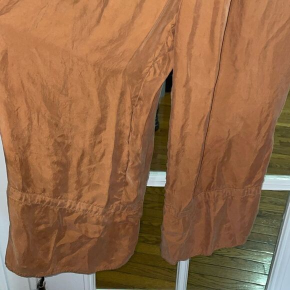 Sancia Soren wide leg cupro straps romper pleated jumpsuit cropped size XS - Picture 8 of 14